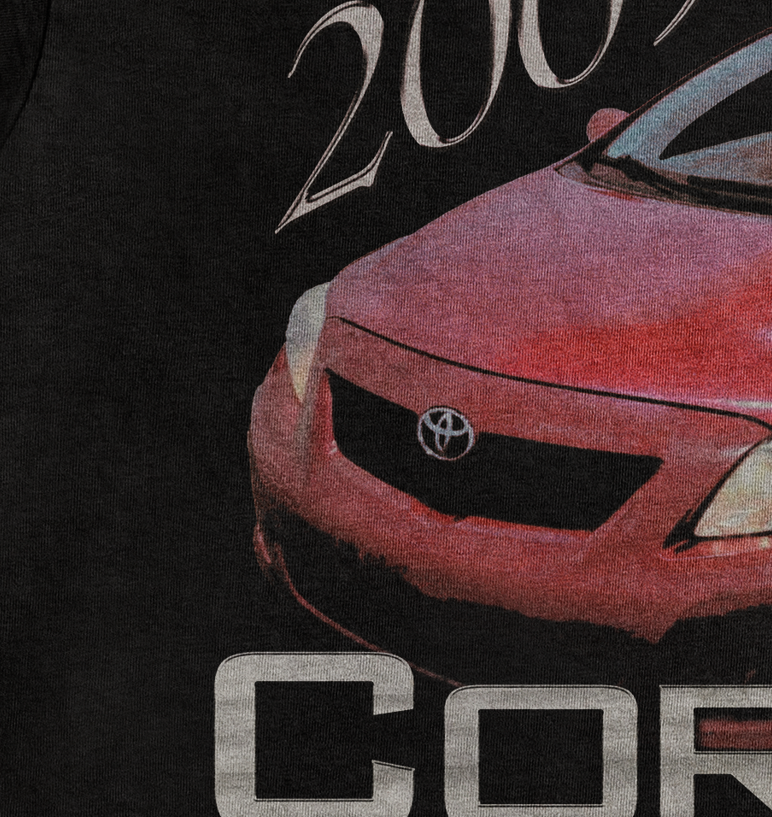 Cropped Vintage Corolla Tee