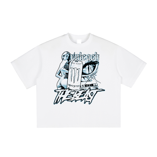 White Monster Tee