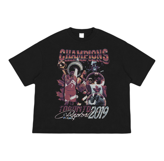 Toronto Raptors 2019 Champions Bootleg Tee